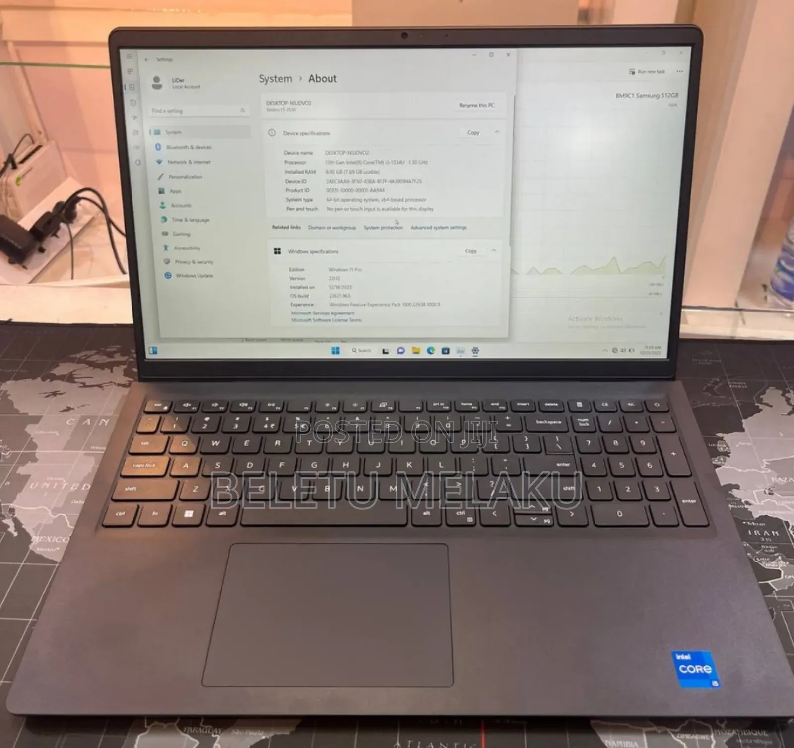 New Laptop Dell Vostro 15 3000 8GB Intel Core I5 SSD 512GB
