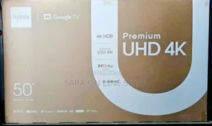Syinix 50" Uhd Android Smart Tv New Model Free Delivery
