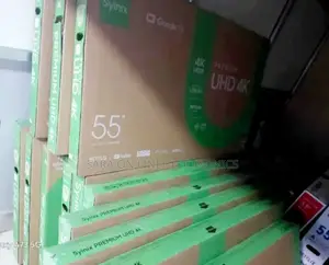 Syinix 55" Qled Smart Android Tv Free Delivery