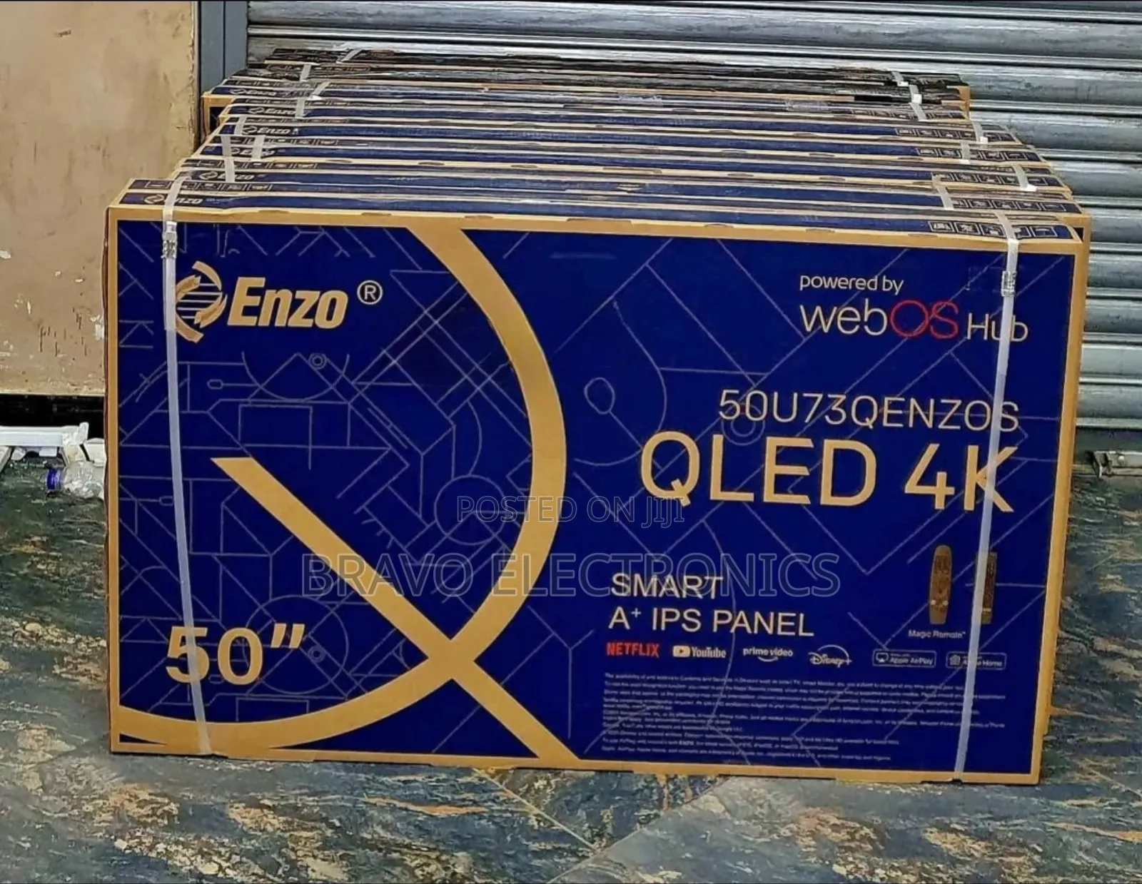 Enzo 50" Qled Smart Tv – A+ Ips Panel, Stunning Visuals!