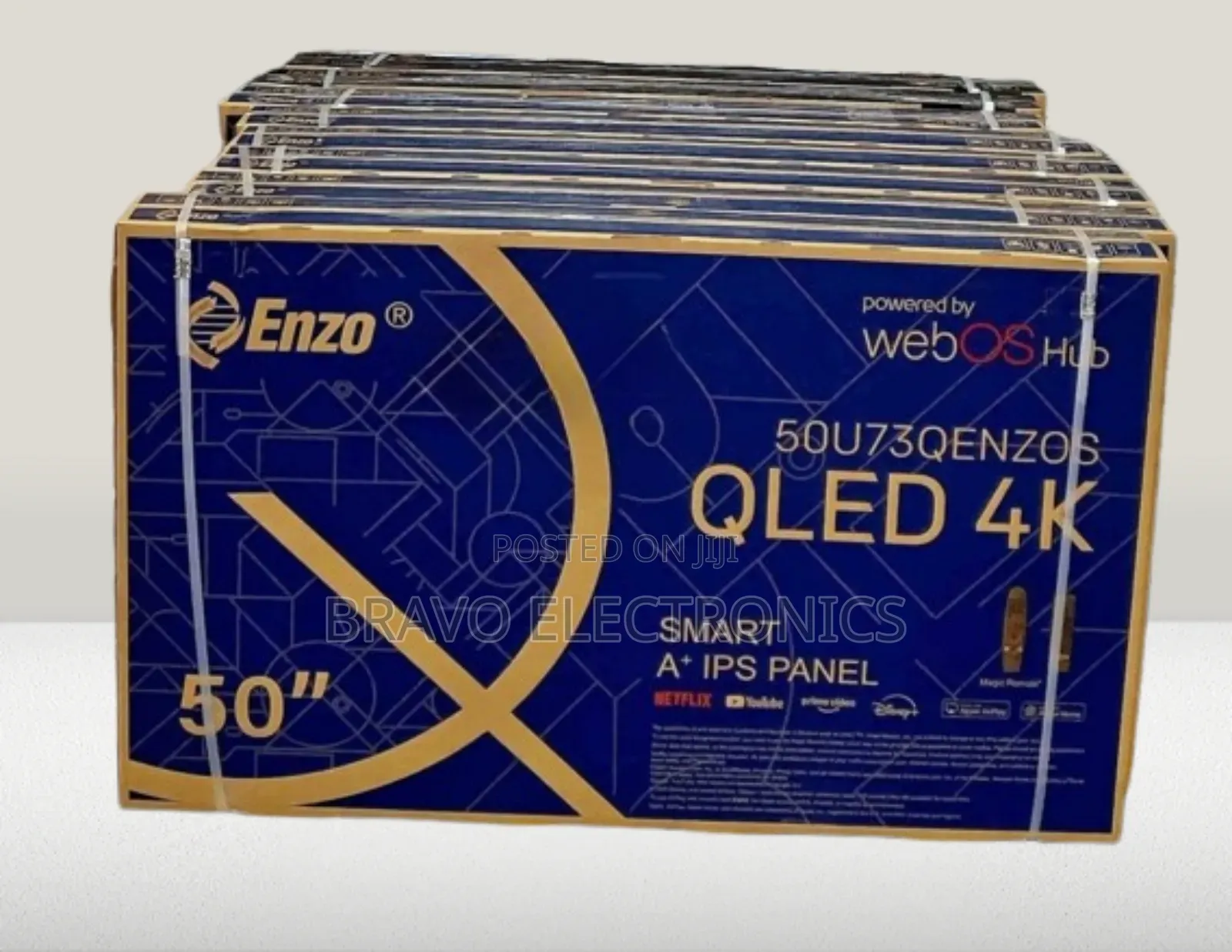 Enzo 50" Qled Smart Tv – A+ Ips Panel, Stunning Visuals!