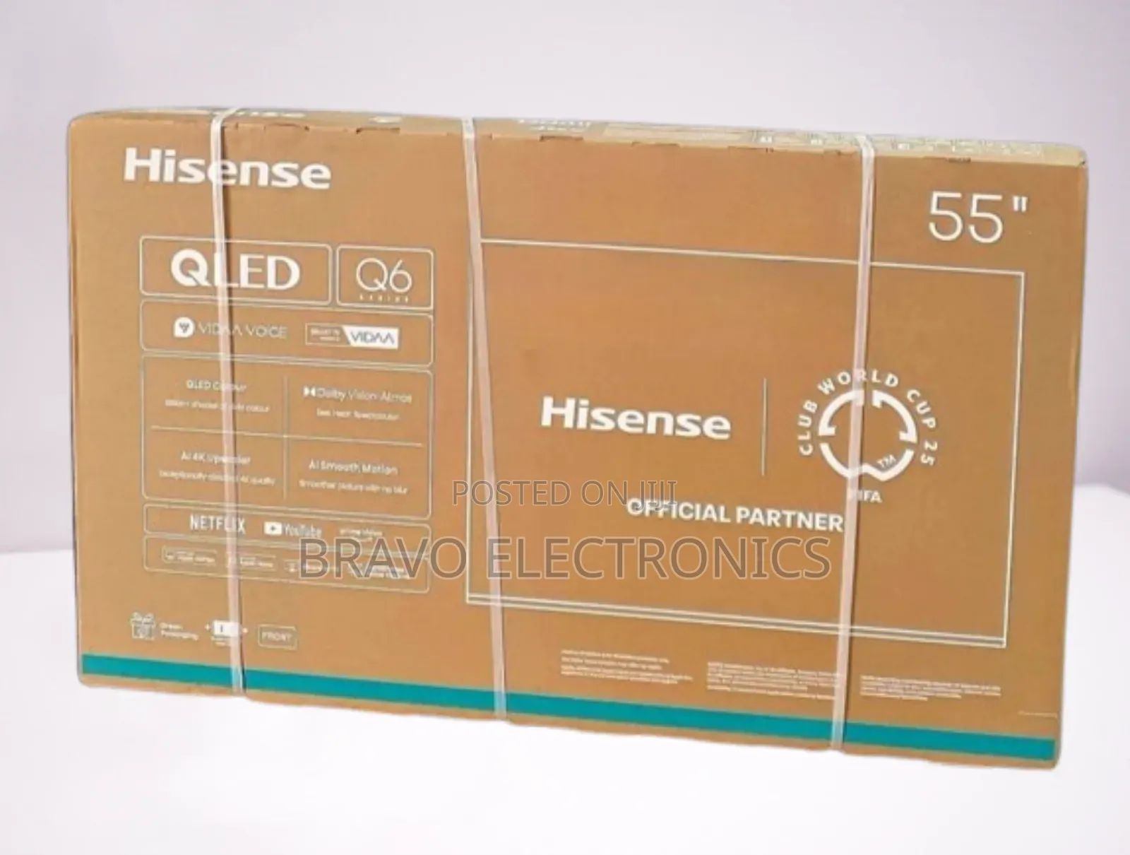 Hisense 55" Qled 2025 Tv – Cinematic Colors Smart Features!