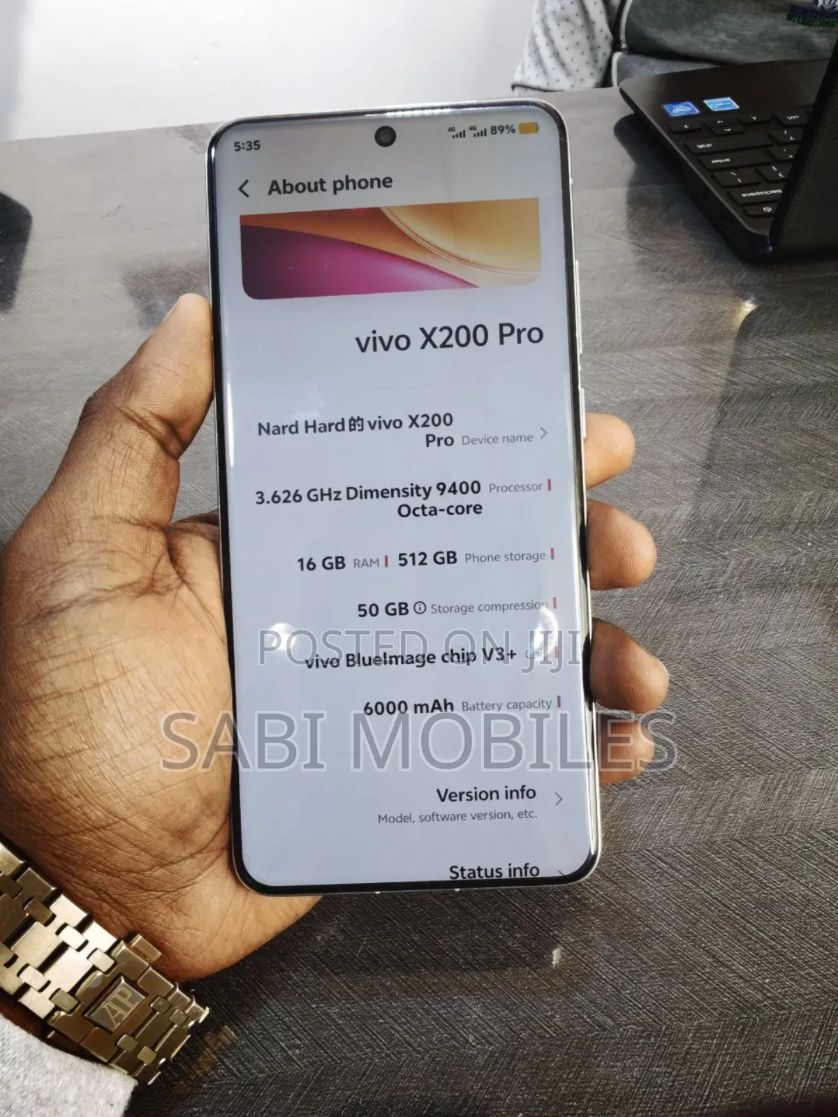 New Vivo X200 Pro 512 GB White