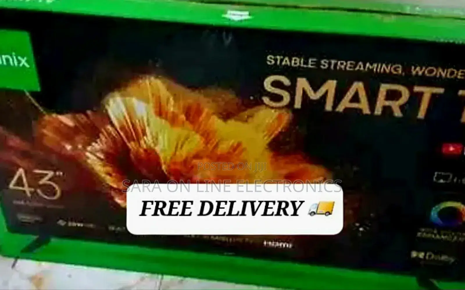 Syinix 43" Uhd Smart Tv 5year Warranty