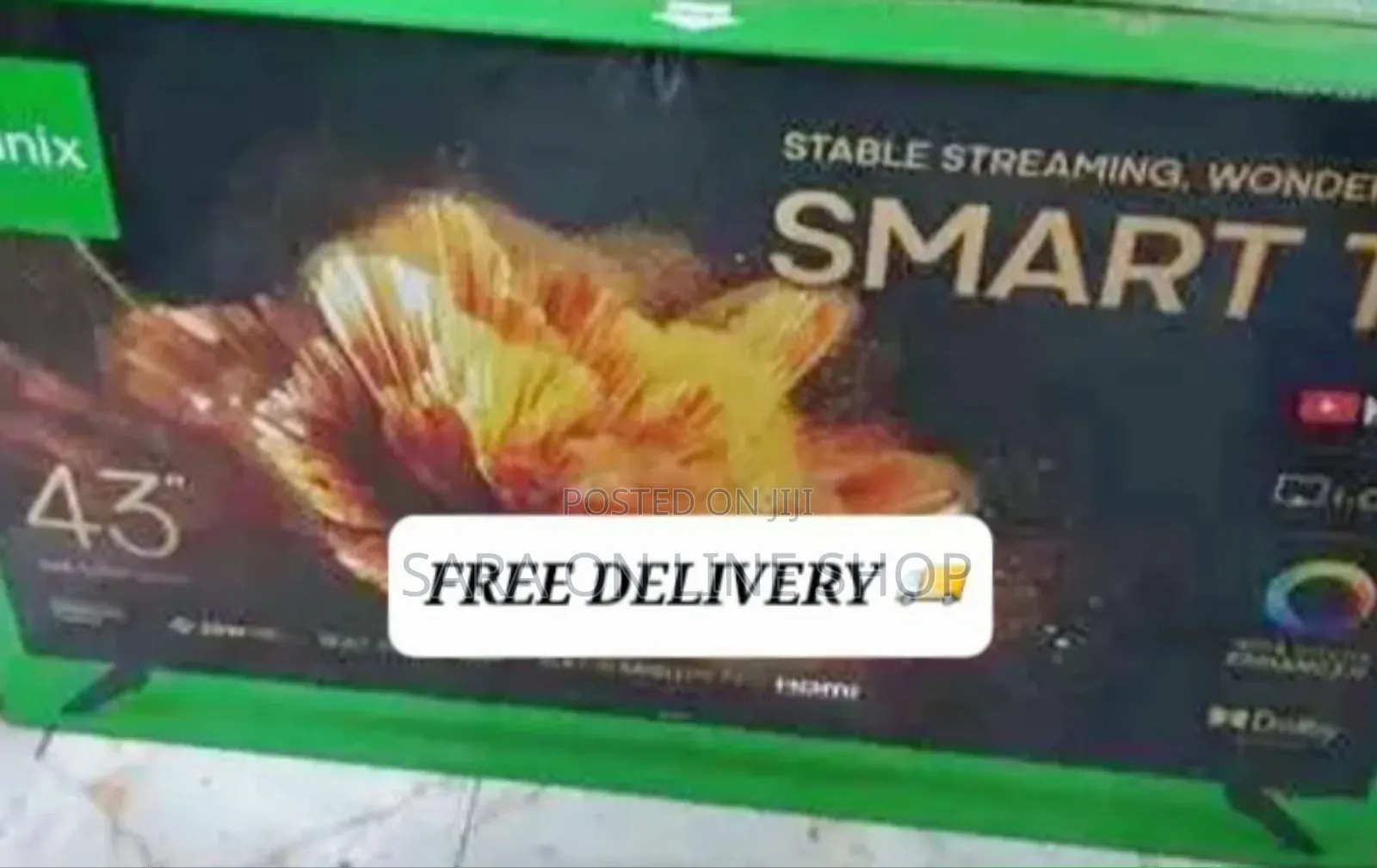Syinix 43" Uhd Smart Tv 5year Warranty