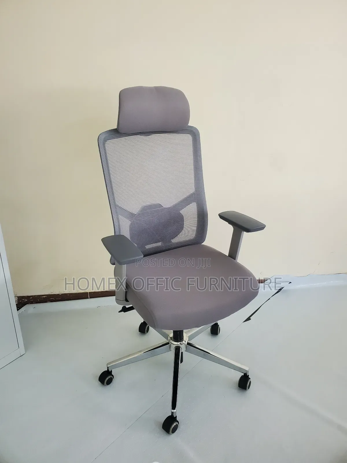 Office Managerial Mesh Chair [Brand New ] Silver Color