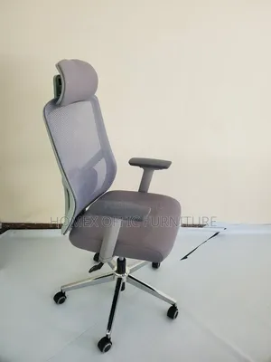Office Managerial Mesh Chair [Brand New ] Silver Color
