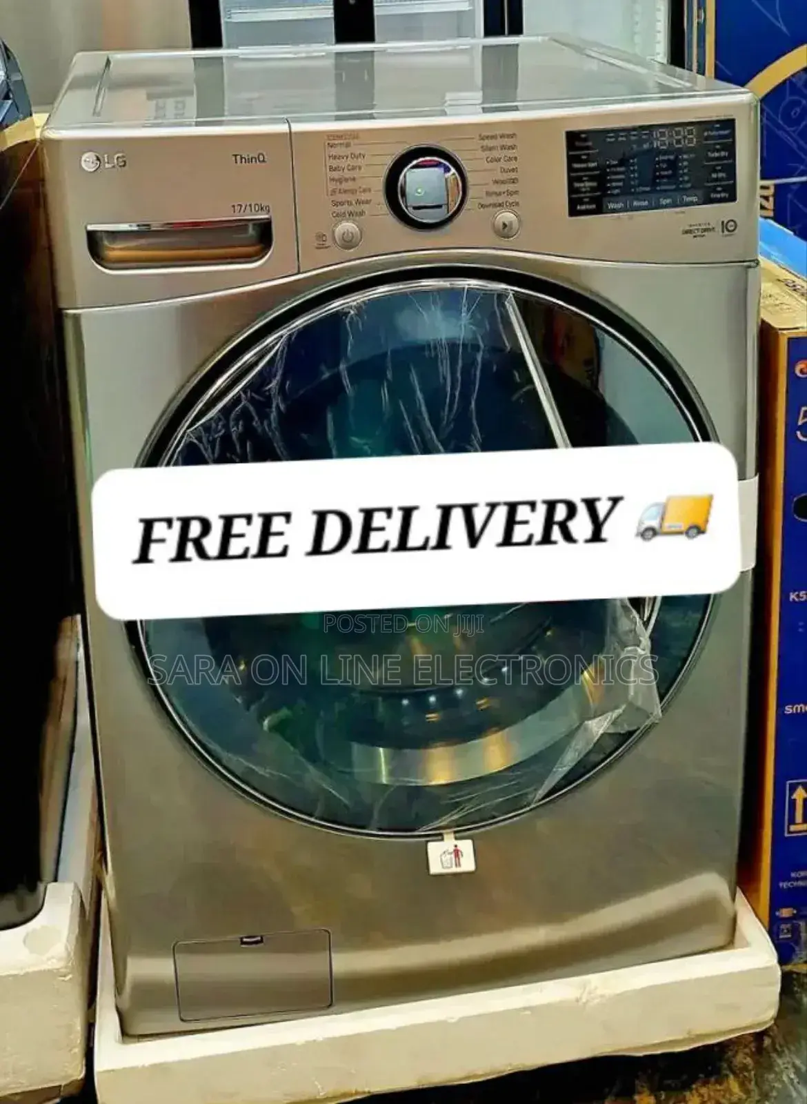 Lg 20/12kg Full Auto-Matice Orignal Washing Machine 5year Warranty