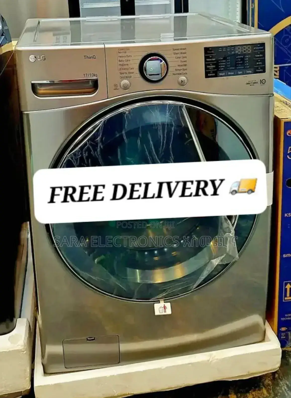 Lg 20/12kg Full Auto-Matice Orignal Washing Machine 5year Warranty