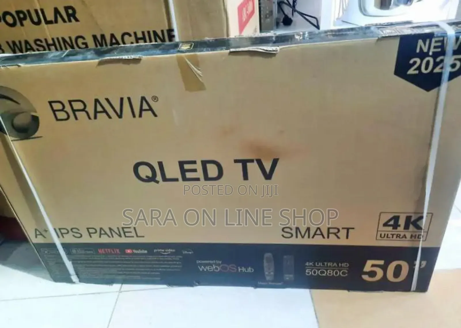■Bravia 50" Qled Smart Android Tv Free Delivery New Model