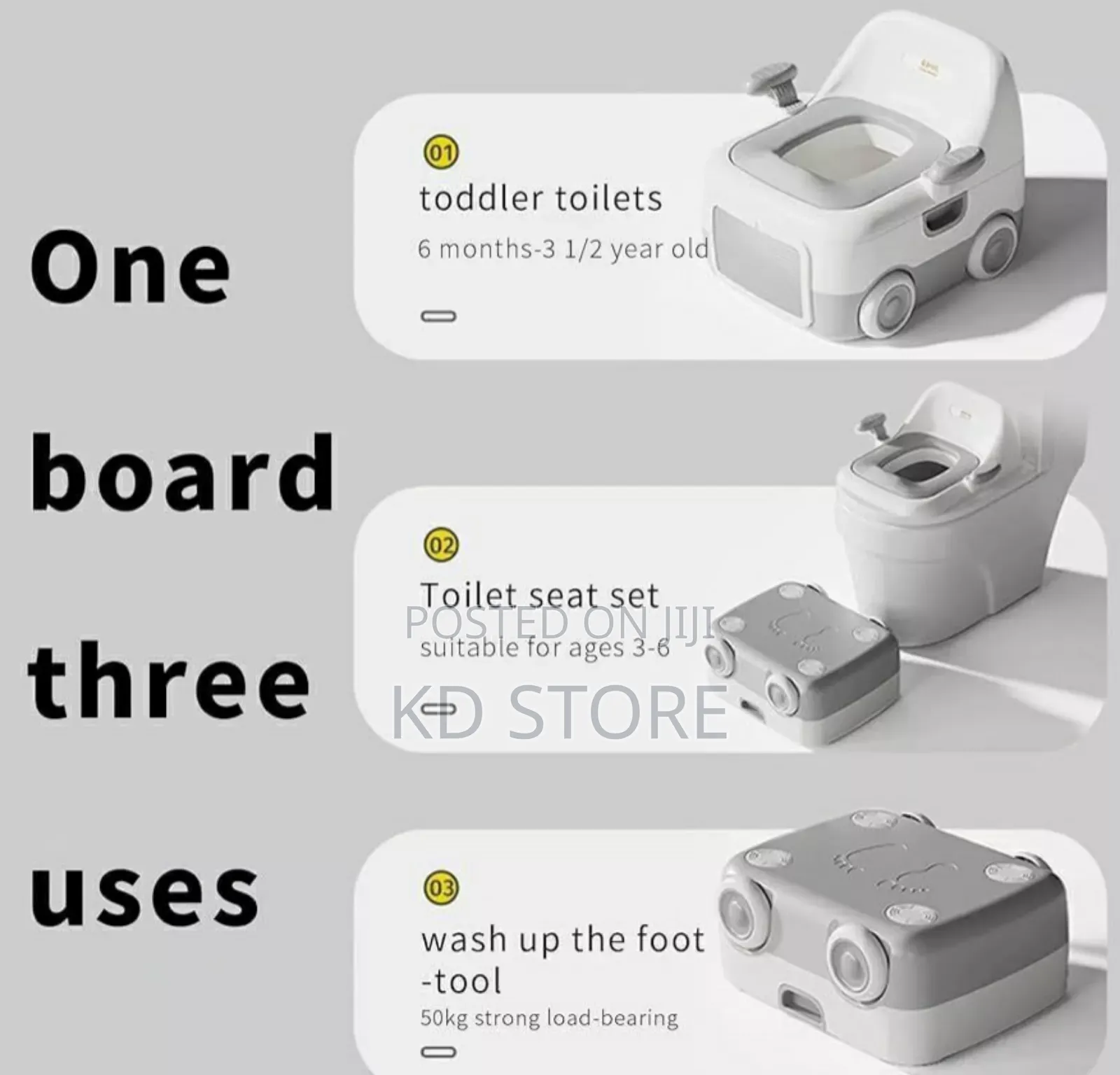 3-in-1 Toddler Potty Training Set
