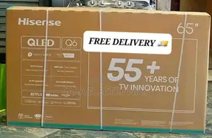 ➤Hisense 65" Qled Q-6 Series Uhd Smart Tv ◆Free Delivery 165,000