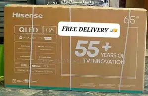 ➤Hisense 65" Qled Q-6 Series Uhd Smart Tv ◆Free Delivery 165,000