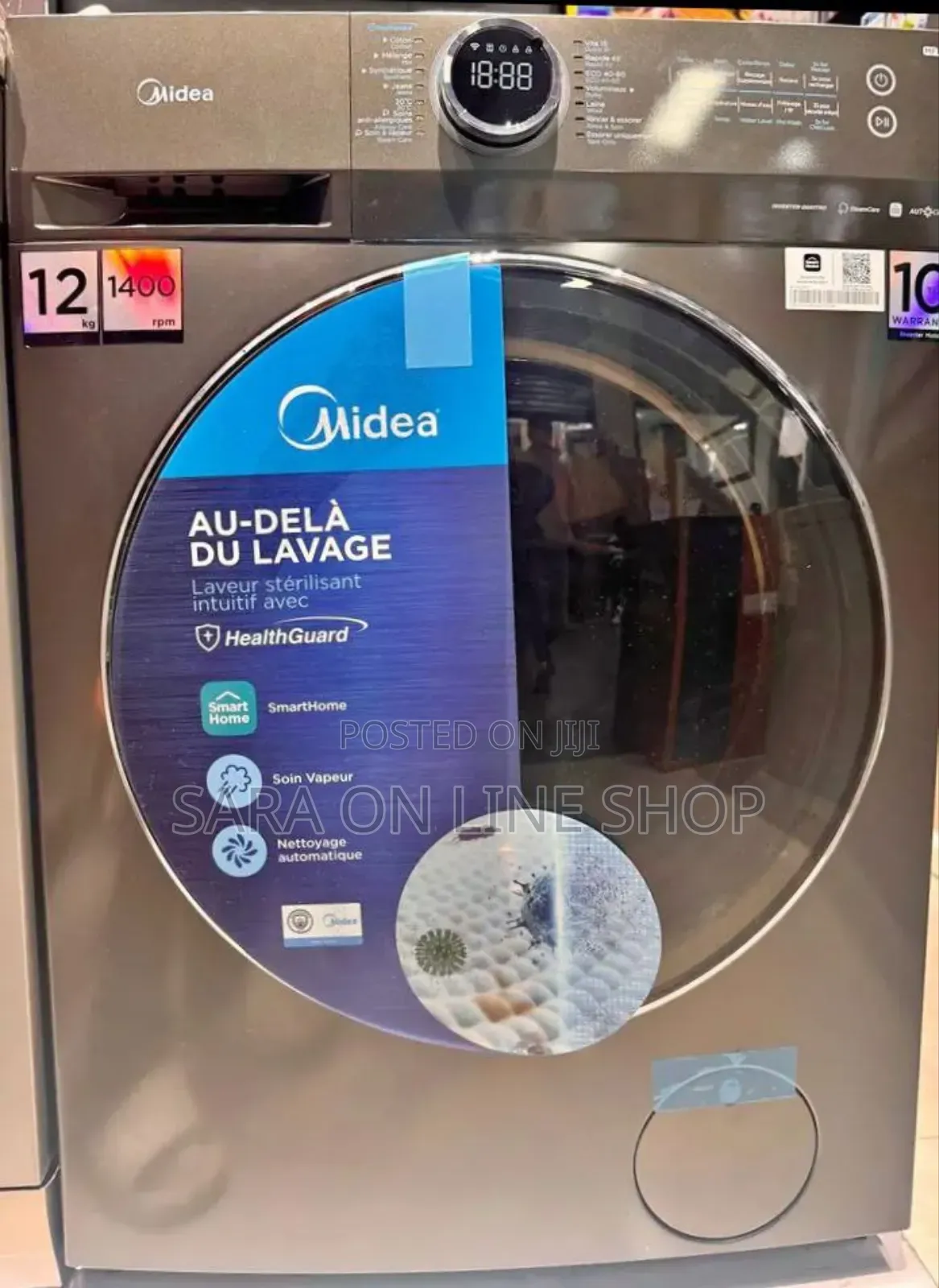 Midea 12/8kg Auto-Matice Orignal New Washing Machine Free Delivery