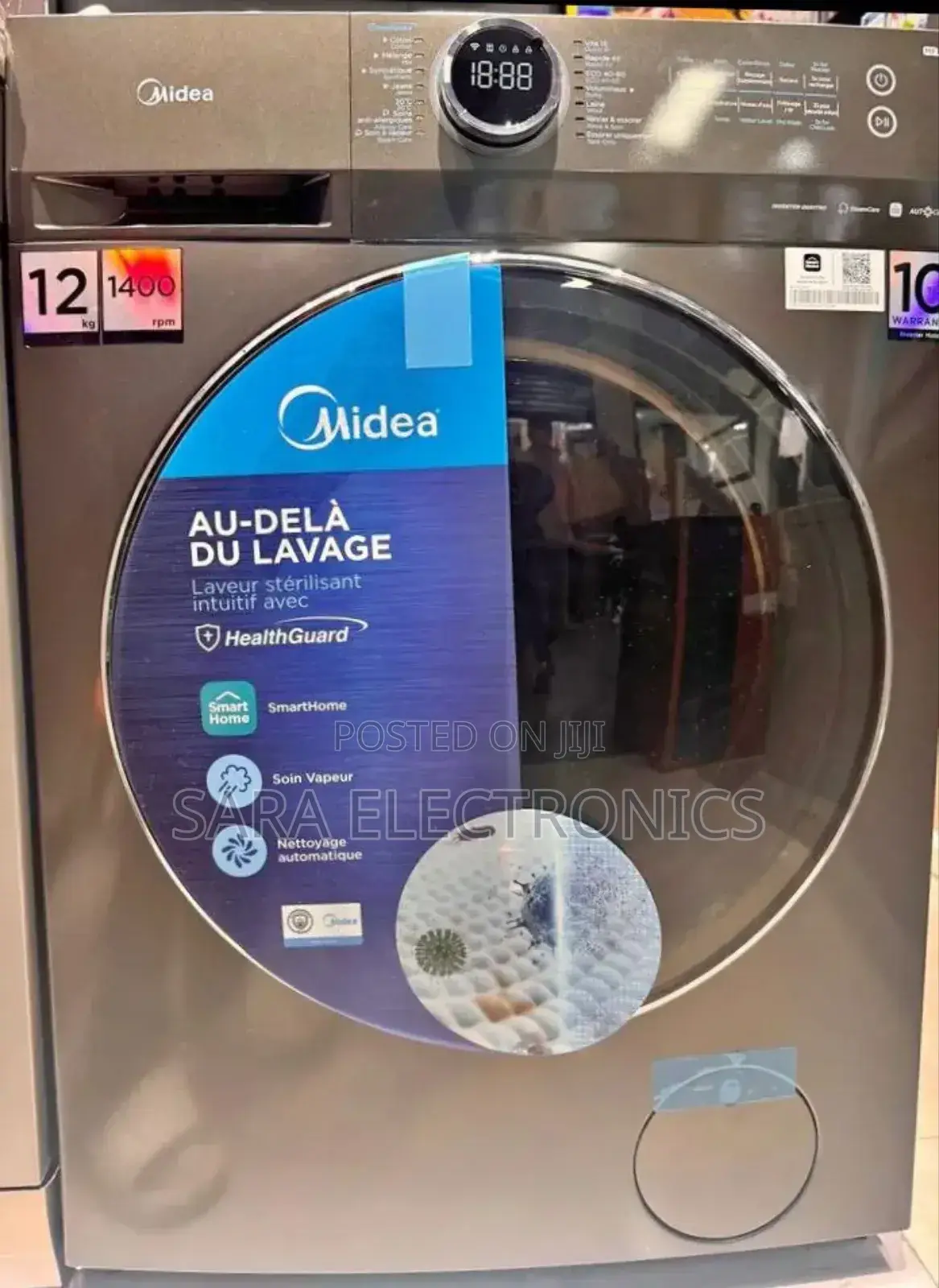 Midea 12/8kg Auto-Matice Orignal New Washing Machine Free Delivery