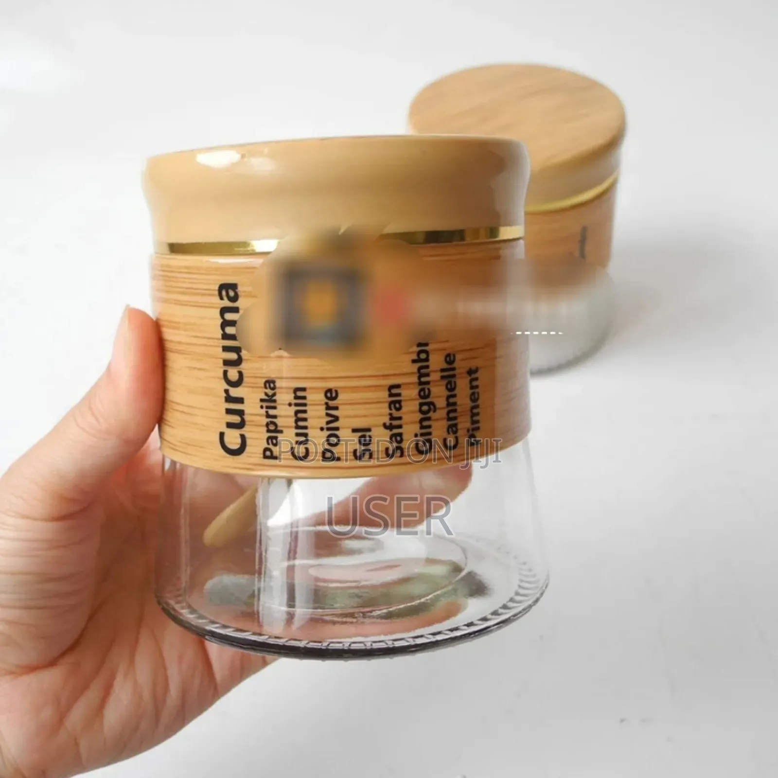 9pcs Glass Storage Jar Set