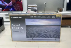 Photo - ♧Samsung 55" Curved Uhd Smart Tv ♧New 2025 ♧Free Delivery