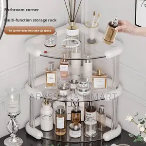 3 Tiers Corner Cosmetics Storage Shelf