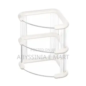 3 Tiers Corner Cosmetics Storage Shelf