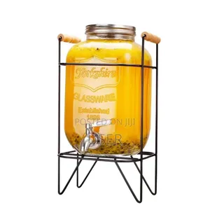 Glassware Beverage Dispenser With A Stand