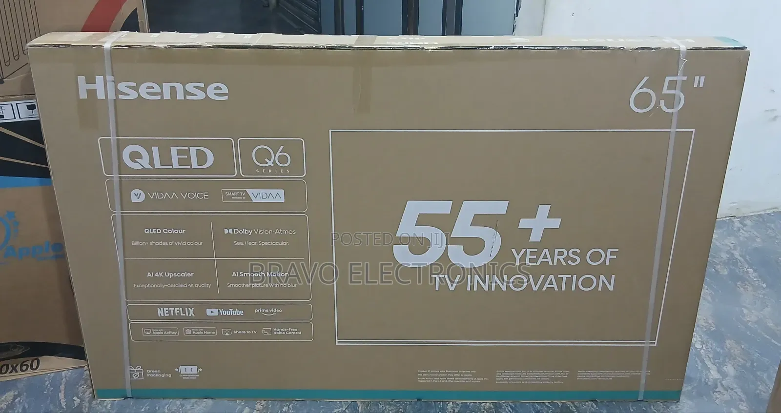 Hisense 65” Qled Q6 Series – Ai | Dolby Vision Dolby Atmos