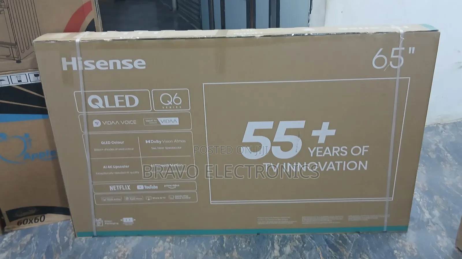 Hisense 65” Qled Q6 Series – Ai | Dolby Vision Dolby Atmos