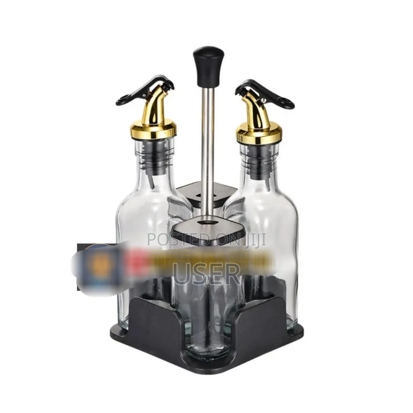 Condiment Bottles Set of 5