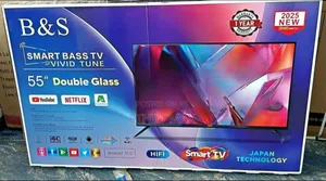 B S Tv 55" Smart Android Tv New 2025