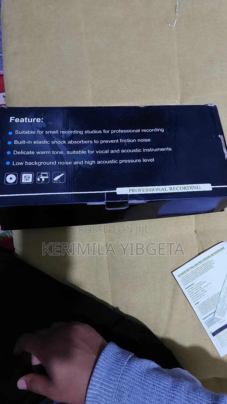 Professional Live Mic Condenser Bm800+V8 Metal Body