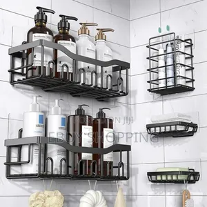 Heavy-Duty Metal Shelving Unit | 5-Piece Organizing Rack Set