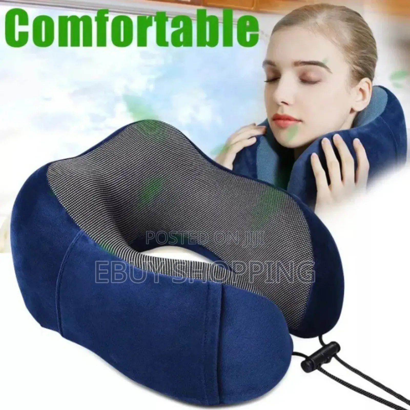 Cervical Support Pillow: Memory Foam Comfort For Travel Home