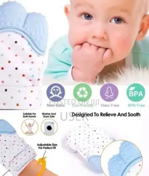Baby Teether Silicone Gloves