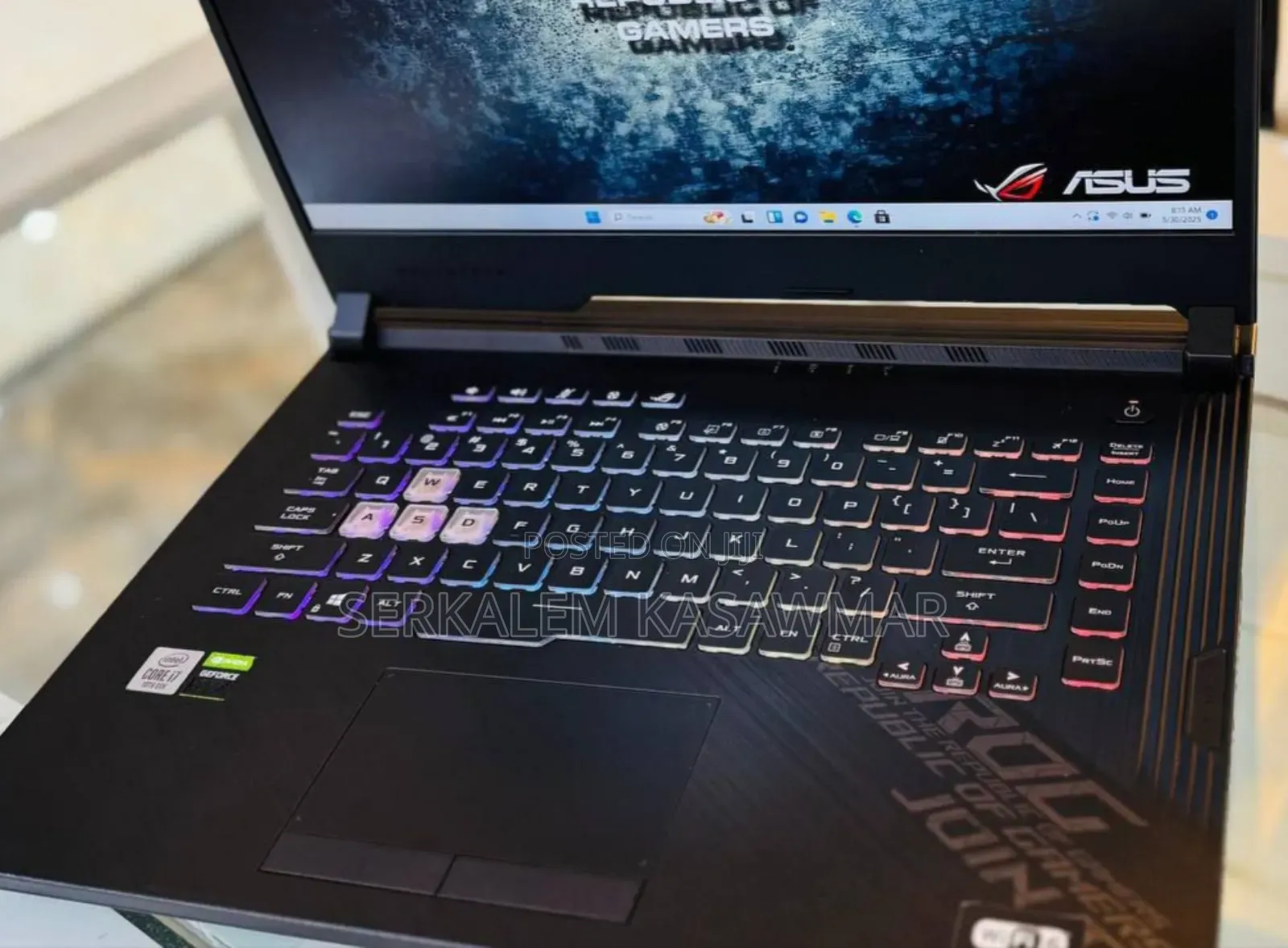 New Laptop Asus ROG Strix G15 16GB Intel Core I7 SSD 512GB