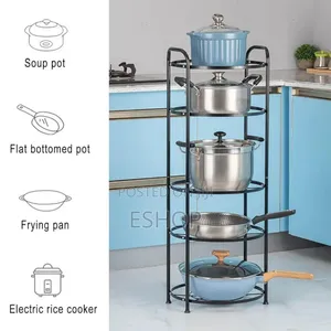 5-Tier Durable Metal Pantry Kitchen Cart