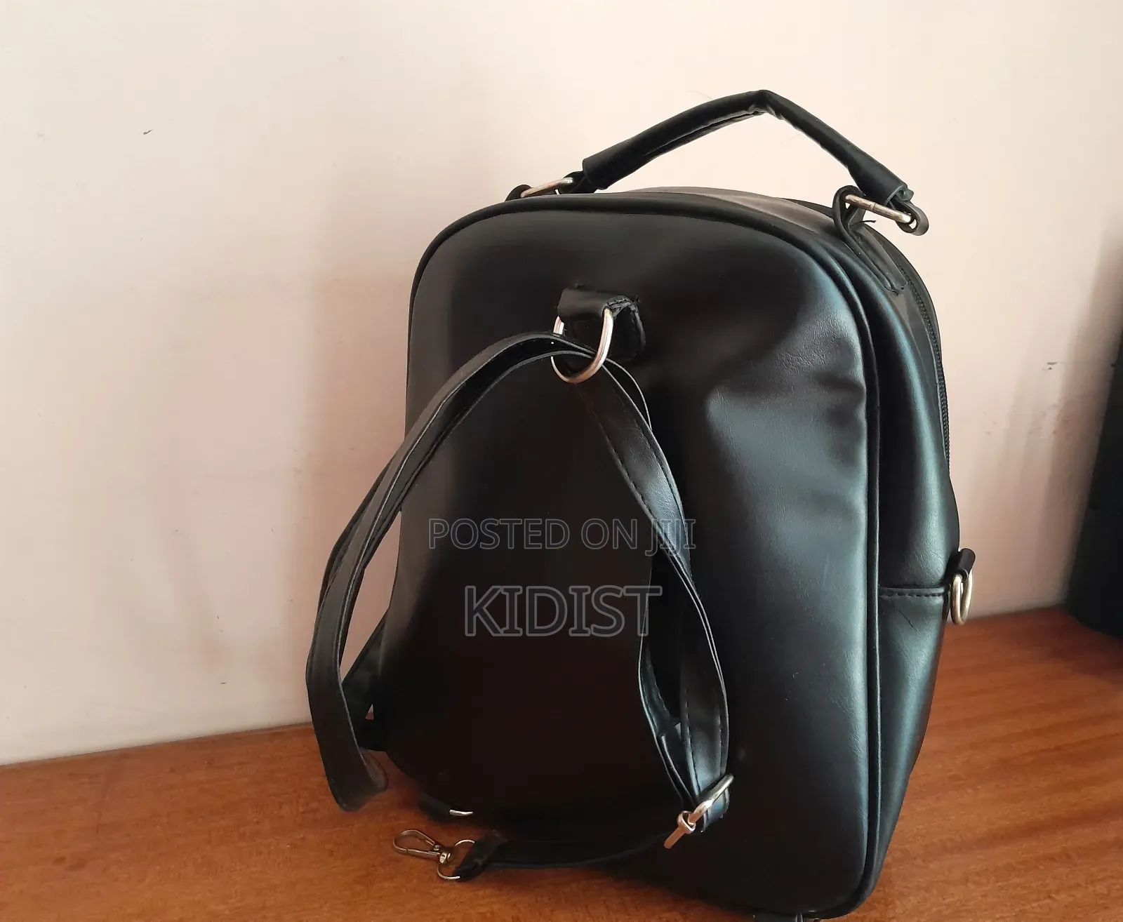 Black Mini Backpack