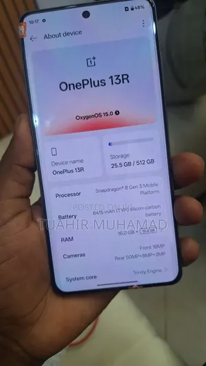 New OnePlus 13R 512 GB Silver
