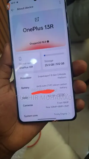 New OnePlus 13R 512 GB Silver