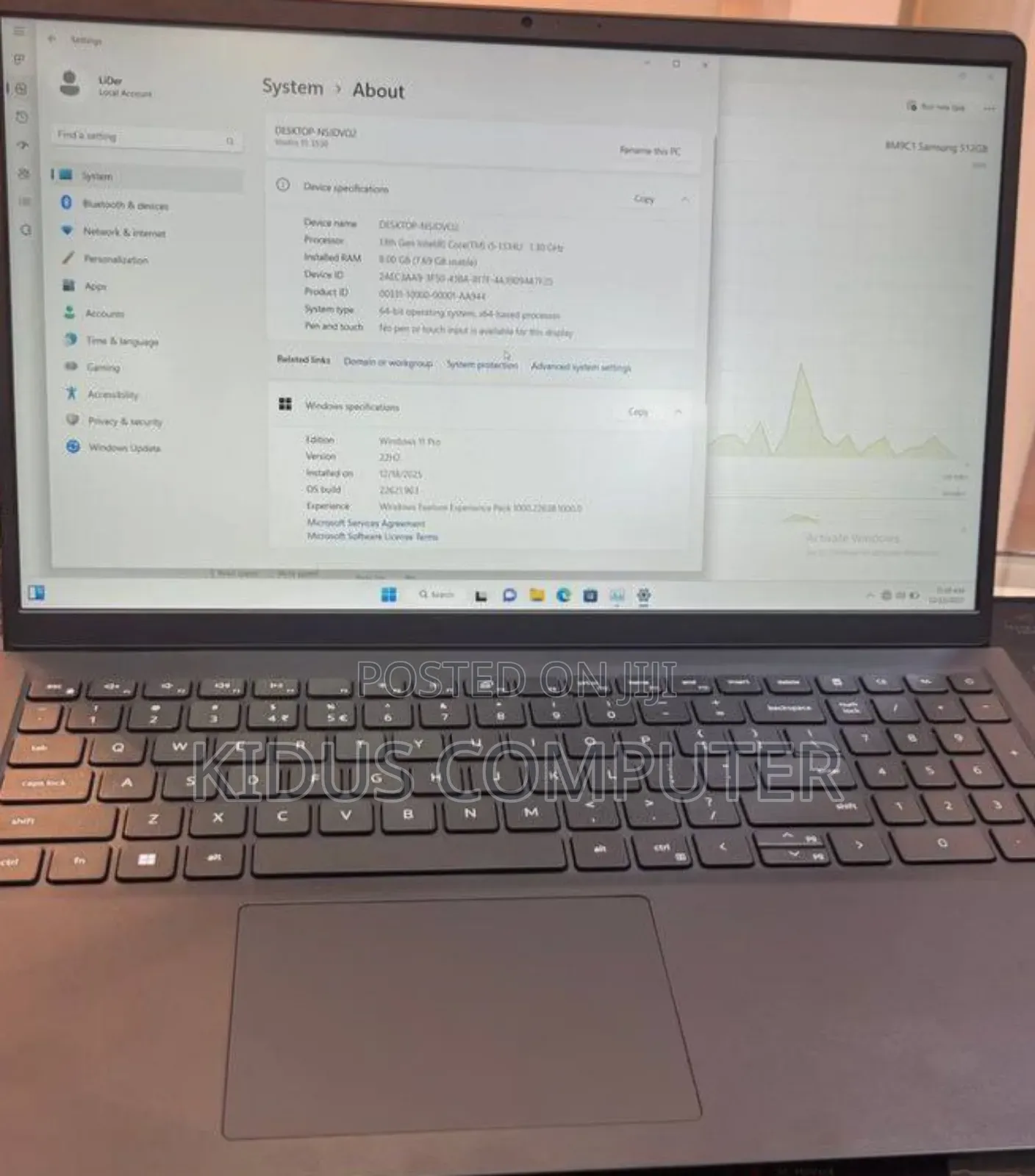 New Laptop Dell Vostro V13 8GB Intel Core I5 SSD 512GB