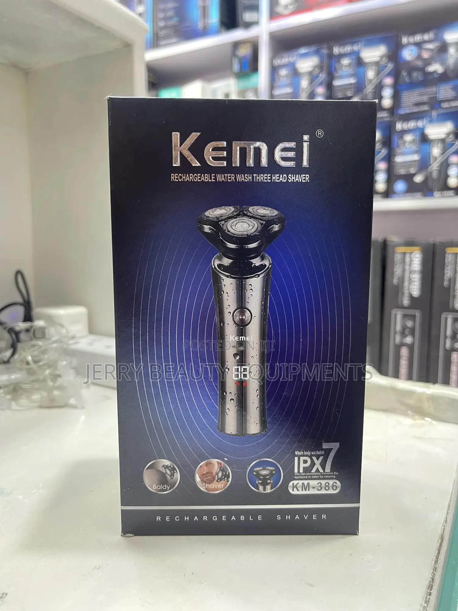 Kemei Km 386 Rechargeable Shaver