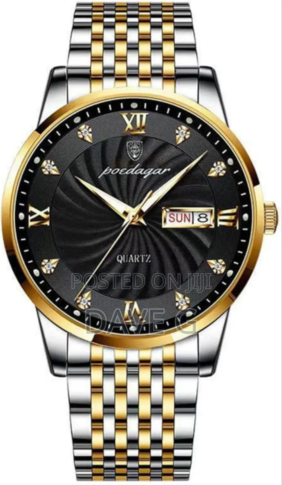 Poedagar New Fashion Men Watch Stainless Steel Top Brand Luxury Watch