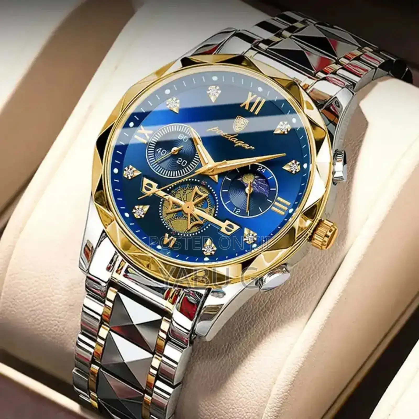 Poedagar Original Chronograph Men's Wrist Watch