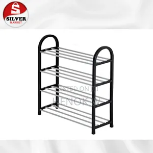Photo - ባለ 4 ደረጃ ጫማ መደርደሪያ Honi 4 Layer (Stainless Steel Plastic) Shoes Rack