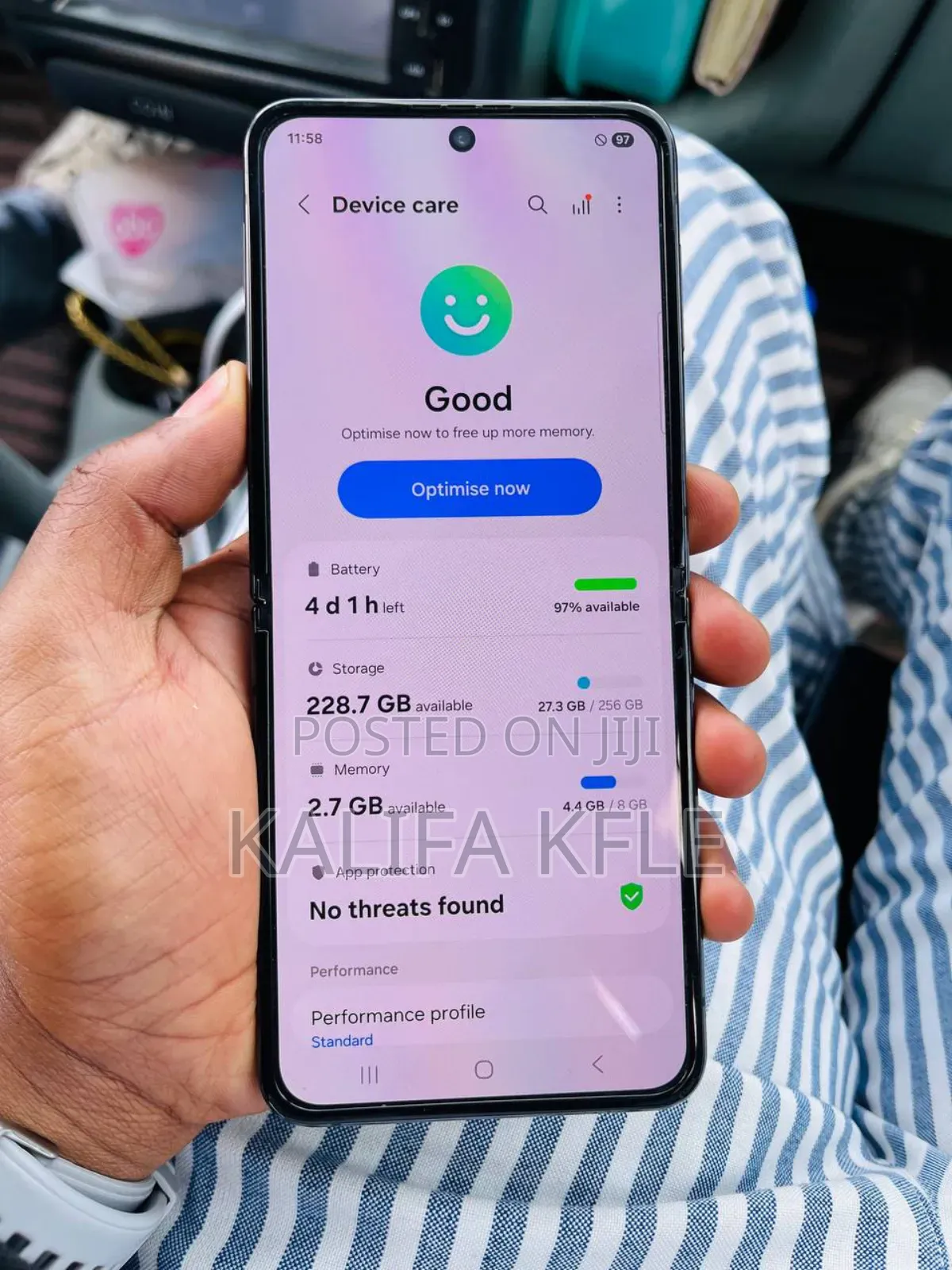 New Samsung Galaxy Z Flip4 256 GB Gray