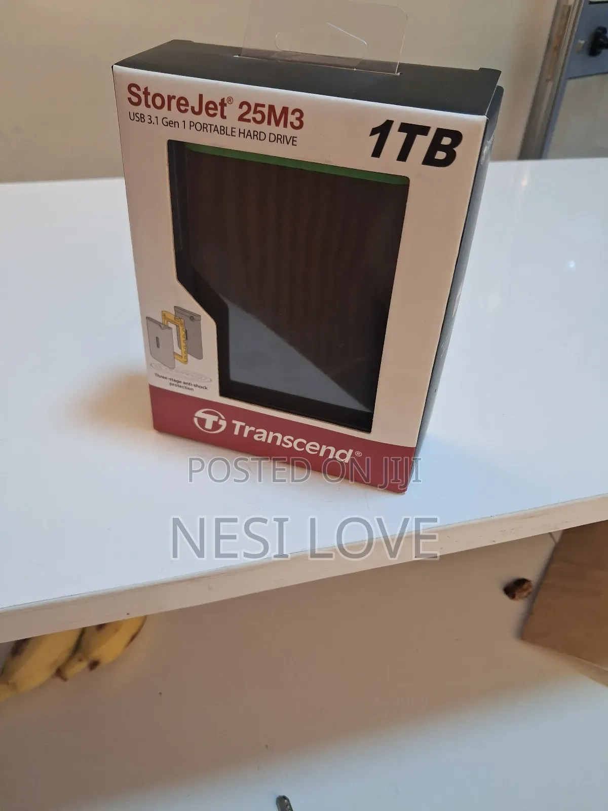 1tb Transcend External Hard Disk Drive Storage