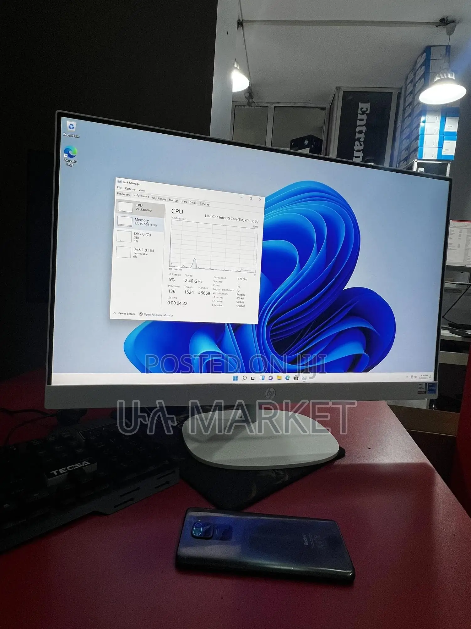 New Desktop Computer HP 16GB Intel Core I7 SSD 1T