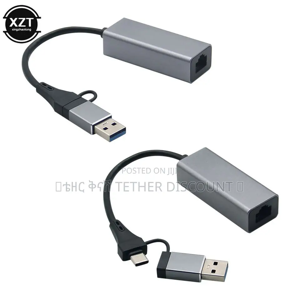 Usb C/Usb a Ethernet Adapter Original 100/100mbps