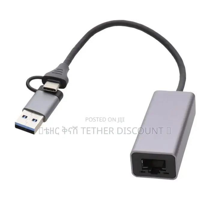 Usb C/Usb a Ethernet Adapter Original 100/100mbps