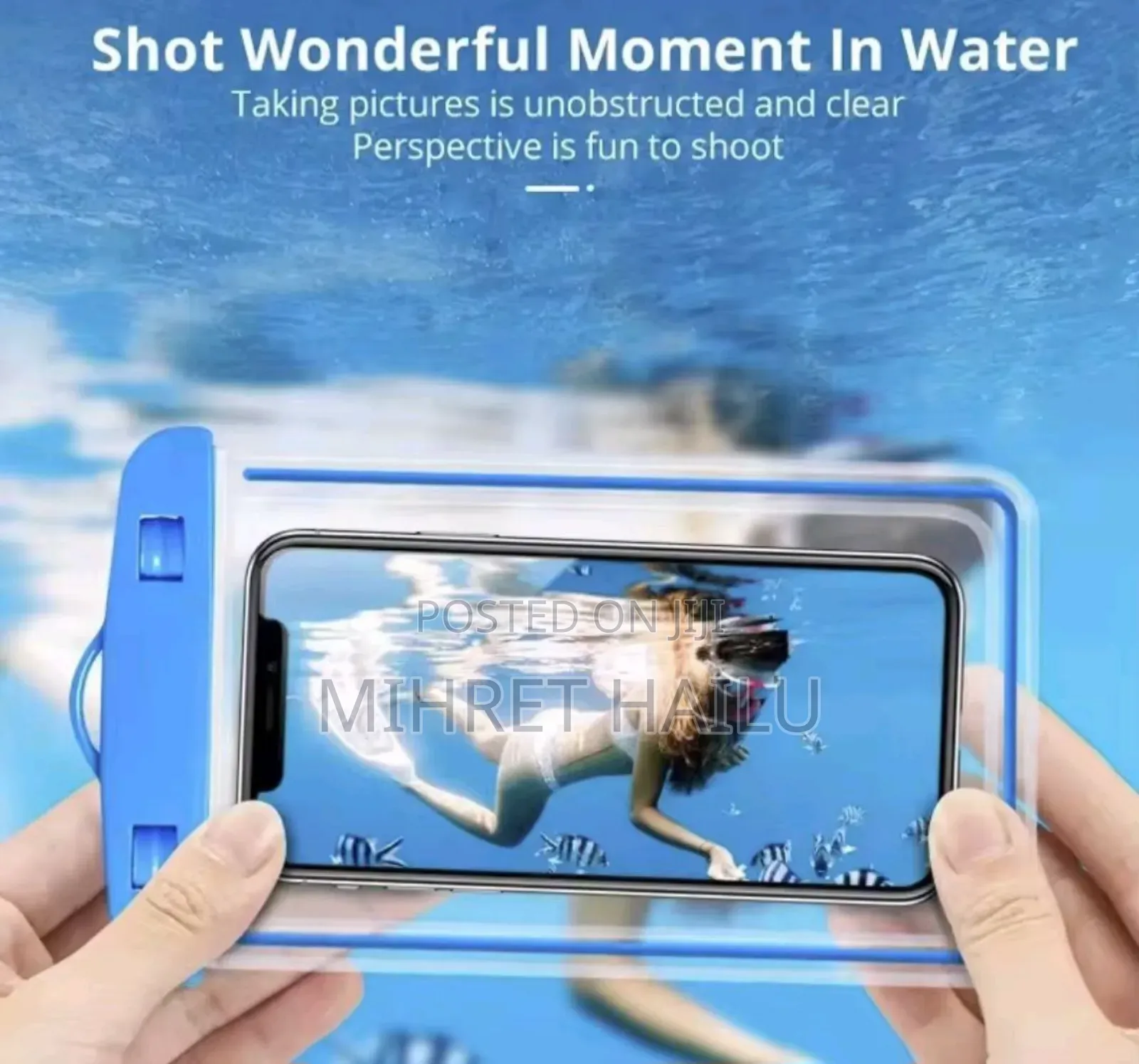Carefully Crafted Waterproof Phone Case, Made of High-Quality PVC Mate