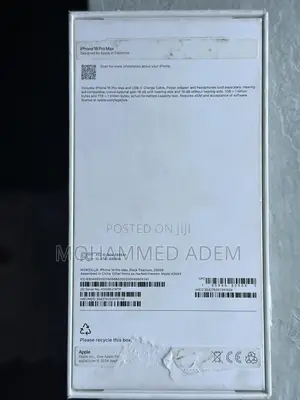 Apple iPhone 16 Pro Max 256 GB Black