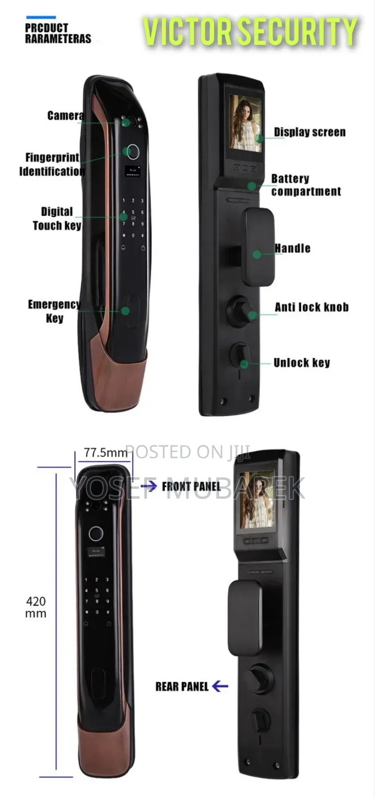 ደህንነት በቀላሉ Victor Digital እጀታ